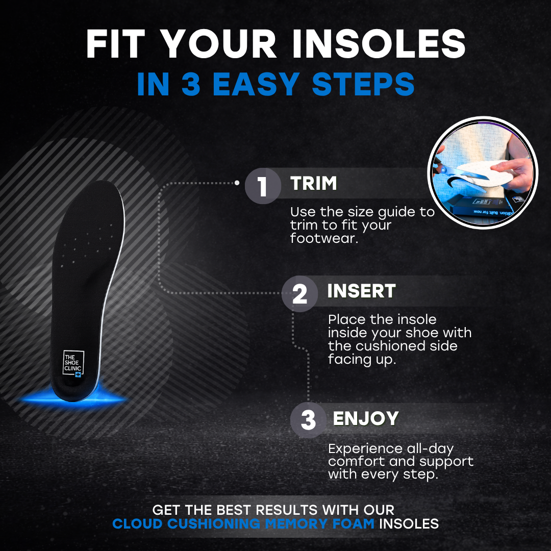 Cloud Cushioning Memory Foam Insoles